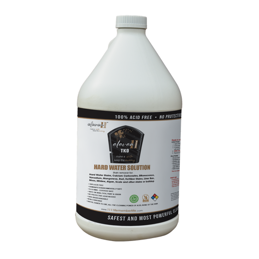 HARD WATER SOLUTION Eleven11 TKO Headstone Cleaner - 1 Gallon